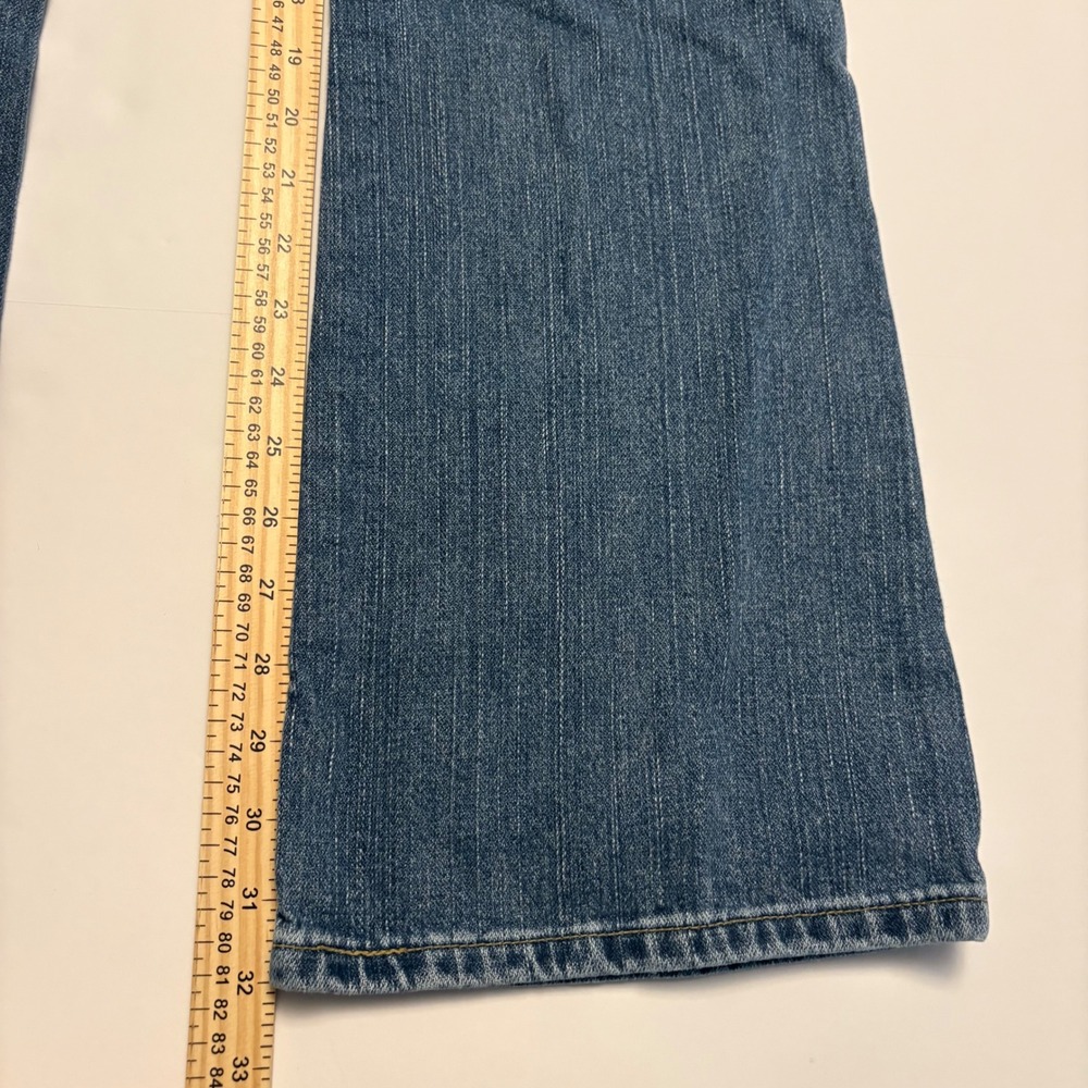 Levi's 515 Nouveau Boot Cut Jeans Women 14 Blue Medium Wash Mid Rise Denim - Picture 6 of 9